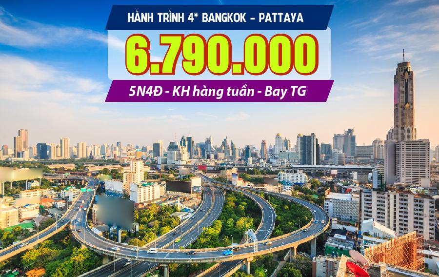 TL13. (5N4Đ) Bangkok | Pattaya | Safari world | Buffet 86 tầng