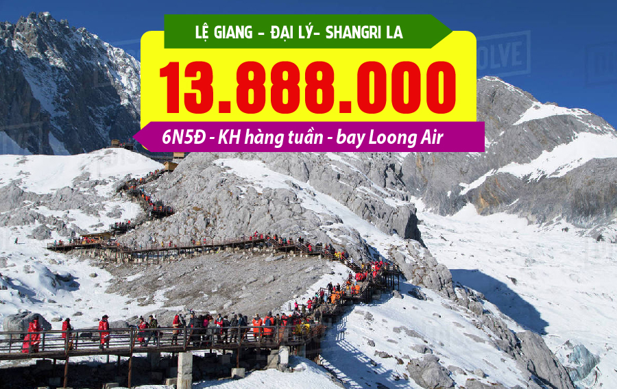 TQ38. (6N5Đ) Hà Nội | Lệ Giang | Đại Lý | Shangrila | Lệ Giang | Hà Nội