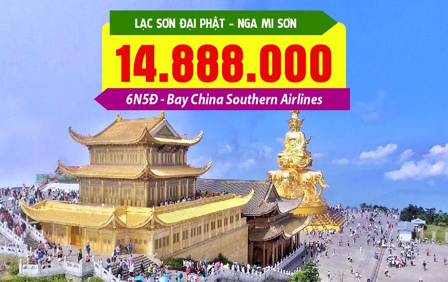 TQ39. (6N5Đ) Trùng Khánh | Lạc Sơn Đại Phật | Nga Mi Sơn | Hải Loa Câu