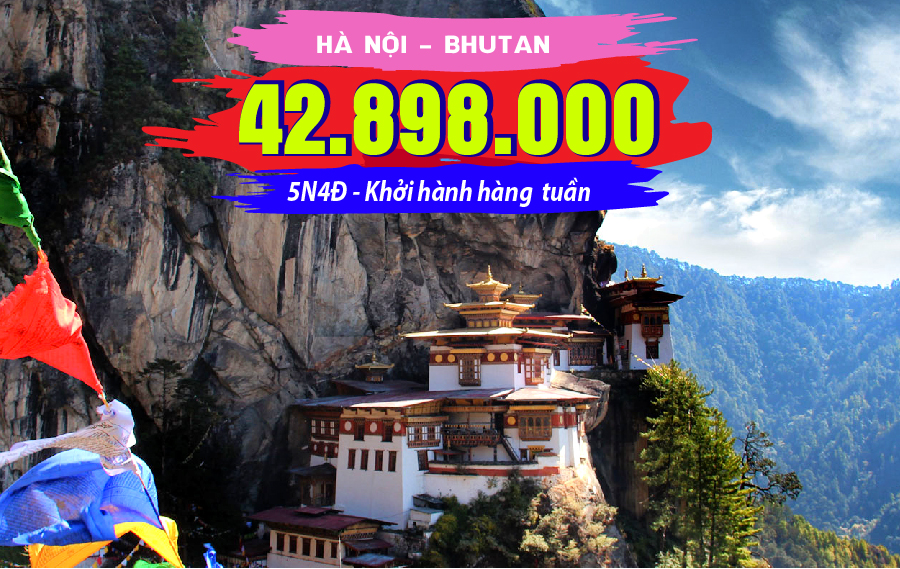 TK12. (5N4Đ) Du lịch Bhutan